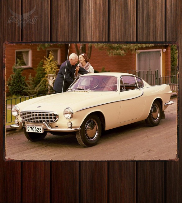 Металлическая табличка Volvo 1800 E 612 Металлическая табличка Volvo 1800 E 612